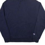 CHAMPION Mens Blue Hoodie M