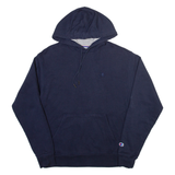 CHAMPION Mens Blue Hoodie M