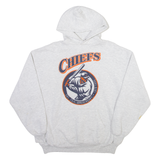 JERZEES Chiefs Mens Grey Hoodie USA XL
