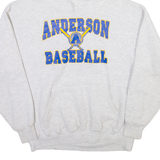 JERZEES Mens Grey Hoodie L