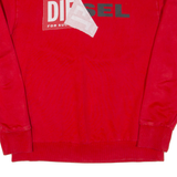 DIESEL Mens Sweatshirt Red S