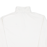 NAUTICA Womens Sweatshirt White 1/4 Zip S