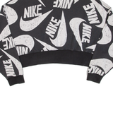 NIKE Cropped Womens Sweatshirt Black M