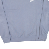 NIKE Womens Sweatshirt Blue M