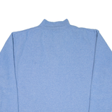 PRO FITNESS Mens Sweatshirt Blue 1/4 Zip 2XL