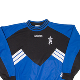 ADIDAS Football Womens Sweatshirt Blue M