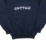 ALEXANDRE MEN Italian Cotton Mens Sweatshirt Blue M