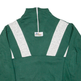 Mens Sweatshirt Green 1/4 Zip M