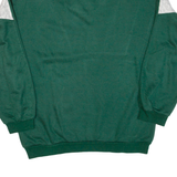 Mens Sweatshirt Green 1/4 Zip M