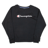 CHAMPION Womens Sweatshirt Black XL