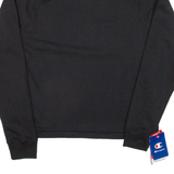 CHAMPION Womens Sweatshirt Black High Neck M