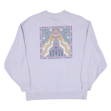 VANS Mens Sweatshirt Purple XS