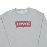 LEVI'S Womens Sweatshirt Grey M