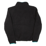 FILA Womens Fleece Black Button Neck XL