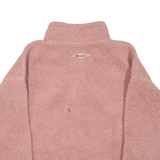 CHAMPION Womens Fleece Pink 1/4 Zip XL