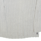 NAUTICA Womens Jumper Grey Tight Knit 3/4 Sleeve L