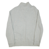 NAUTICA Mens Jumper Grey 1/4 Zip Tight Knit 2XL