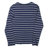 POLO SPORT RALPH LAUREN Womens Patterned Jumper Blue Striped Tight Knit XL