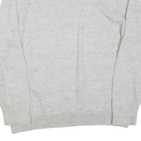 NAUTICA Mens Jumper Grey V-Neck Tight Knit L