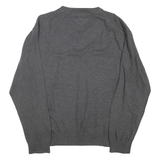 TOMMY HILFIGER Mens Jumper Grey Tight Knit XL