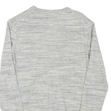 NAUTICA Mens Jumper Grey V-Neck Tight Knit XS