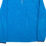 STARTER Mens Fleece Blue 1/4 Zip L