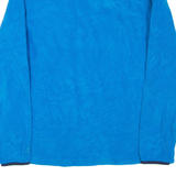 STARTER Mens Fleece Blue 1/4 Zip L