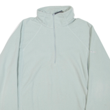 BERGHAUS Womens Fleece Green 1/4 Zip UK 14