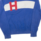 TOMMY HILFIGER Mens Jumper Blue Tight Knit M