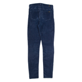 7 FOR ALL MANKIND Womens Corduroy Trousers Blue Slim Skinny W26 L28
