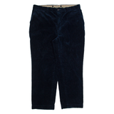 POLO RALPH LAUREN Chino Mens Corduroy Trousers Blue Regular Straight W38 L28