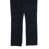 LAUREN RALPH LAUREN Womens Corduroy Trousers Black Slim Straight W30 L30
