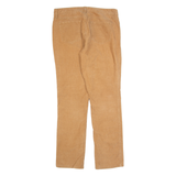 TOMMY HILFIGER Womens Corduroy Trousers Beige Slim Straight W30 L30