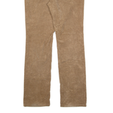 CHAPS Womens Corduroy Trousers Brown Slim Straight W32 L30