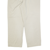 TOMMY HILFIGER Pleated Chino Mens Trousers Beige Regular Straight W36 L30