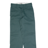 DICKIES 874 Workwear Mens Trousers Green Regular Straight W26 L30