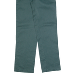 DICKIES 874 Workwear Mens Trousers Green Regular Straight W26 L30