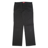 DICKIES Workwear Womens Trousers Black Regular Bootcut W30 L32