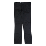 DICKIES Workwear Womens Trousers Black Slim Straight W32 L32