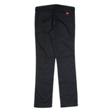 DICKIES Workwear Womens Trousers Black Slim Straight W32 L32