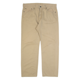 LEVI'S 505 Mens Trousers Beige Regular Straight W38 L30