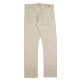LEVI'S 513 Mens Trousers Beige Slim Straight W31 L32