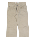 LEVI'S 514 Mens Trousers Beige Regular Straight W28 L28