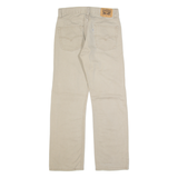 LEVI'S 514 Mens Trousers Beige Regular Straight W28 L28