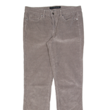 CALVIN KLEIN JEANS Womens Corduroy Trousers Grey Regular Skinny W29 L30