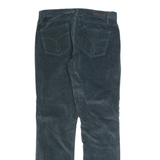 CALVIN KLEIN JEANS Womens Corduroy Trousers Grey Slim Straight W30 L30