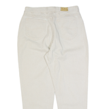 LEE Mens Trousers Cream Regular Tapered W32 L30
