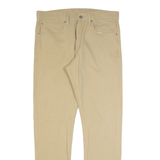 LEVI'S 512 Mens Trousers Beige Slim Tapered W34 L32