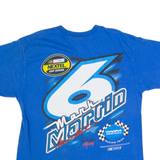 GILDAN Mark Martin Racing Mens T-Shirt Blue USA L