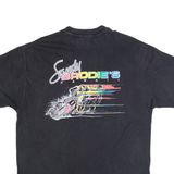 HANES Sandy Brodies Racing Mens T-Shirt Black USA L